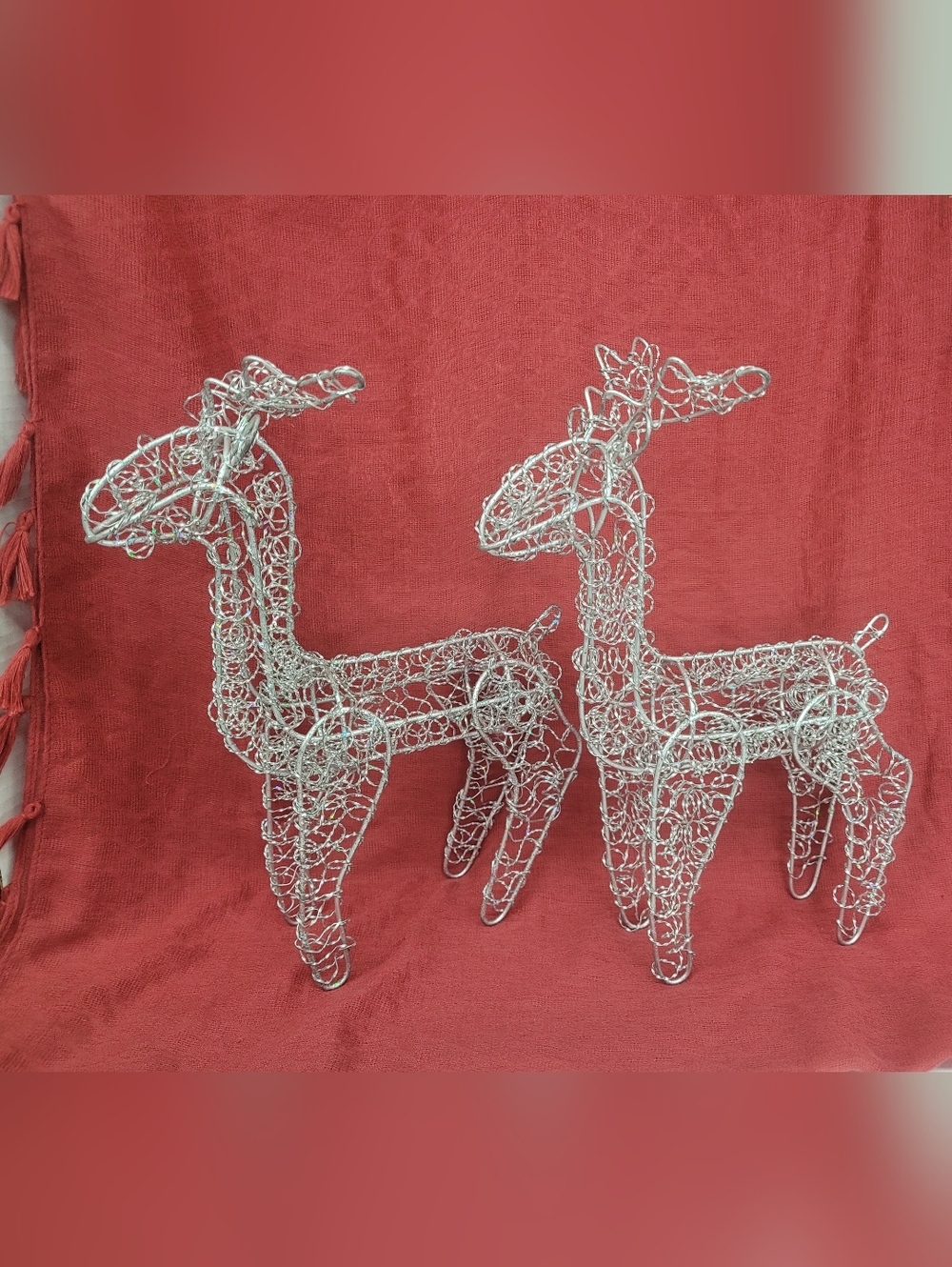 Wire Reindeer Set Of 2
